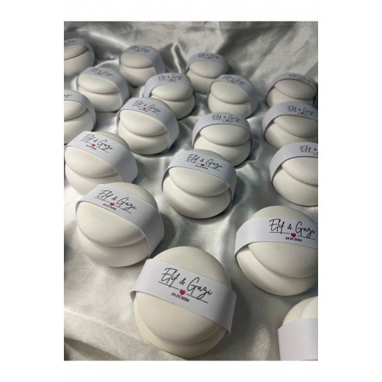 Hediyelik Nişan Düğün Kına Doğum Günü İçin Oval Kapaklı Mumluk 10 Adet