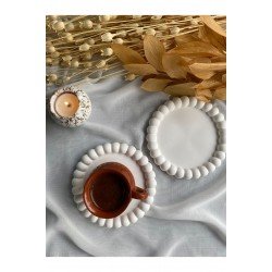 Bubble 2’li Dekoratif Beton Tabak Bardak Altlığı