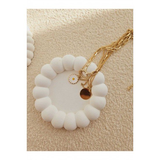 2'li Bubble Oval Dekoratif Tabak