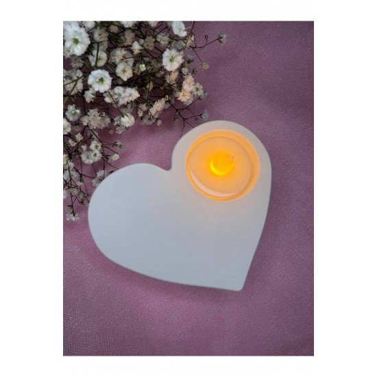 Kalp Mumluk, Kalp Objesi, Kalp Şeklinde Dekoratif Objesi, Sevgililer Günü Hediyesi