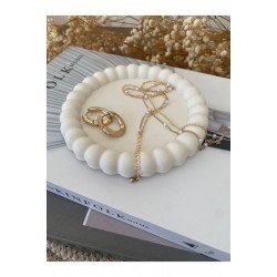 Bubble Pinterest Model Bardak Fincan Tabağı ,Mum ,Takı Dekoru- 14 cm