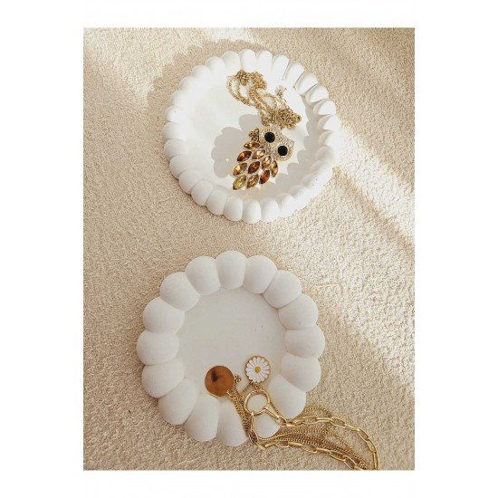 2'li Bubble Oval Dekoratif Tabak