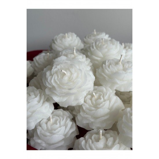 Pinterest 50 Adet Şakayık Mum Nişan,Düğün,Kına Hediyelik