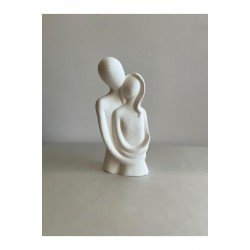 Sevgili Aşıklar Sarılmış Biblo Dekor Biblo - 13 Cm