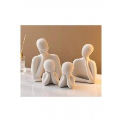 Blue Avm Beton Heykel Obje Biblo Aile