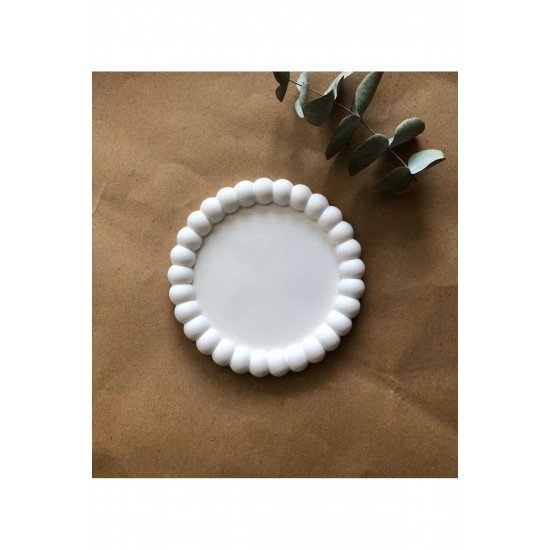PİNTEREST DEKORATİF TAKI TABAĞI /BUBBLE TABAK /İSKANDİNAV /BALONCUK TABAK /BEYAZ