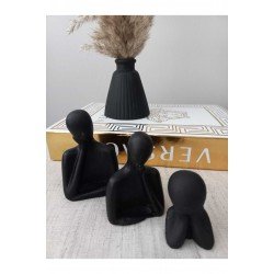 PİNTEREST AİLE 3LÜ BİBLO SİYAH