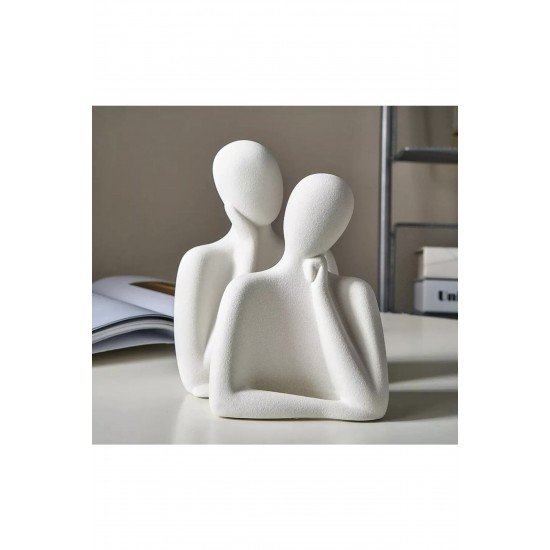 Kadın Erkek dekoratif obje biblo heykel minimalist