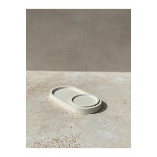 Dekoratif Beton Tabak & Bardak Altlıgı Mumluk Tütsülük