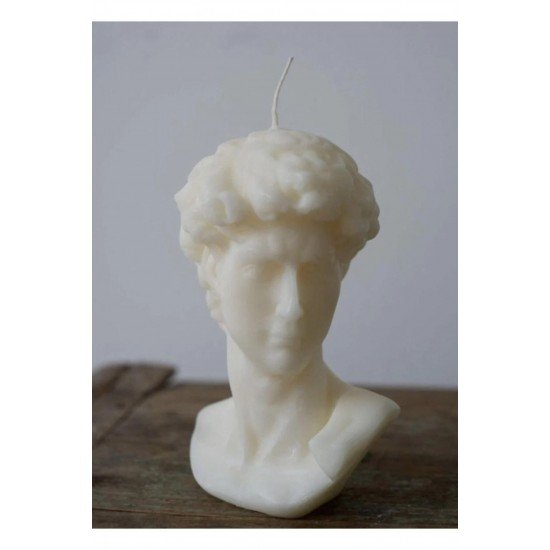 David Büst Vanilya Kokulu Mum Dekoratif