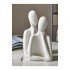 Kadın Erkek Dekoratif Obje Heykel Biblo Beyaz