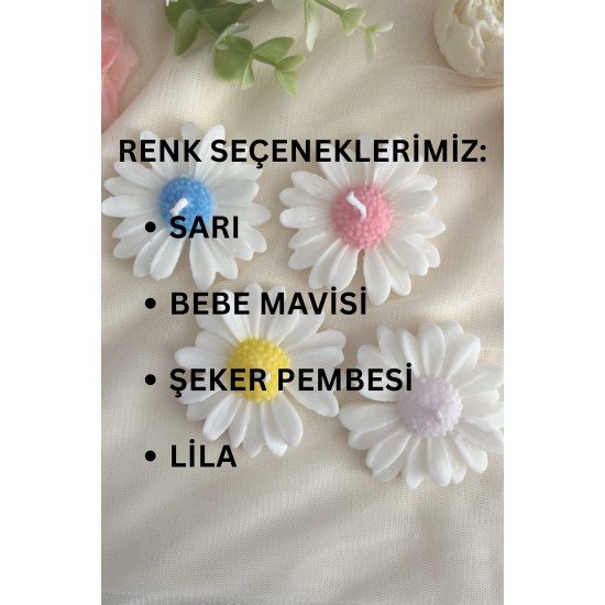 10 Adet Özel Tasarlanmış Kart Ve Mum. Düğün, Nişan, Nikah, Söz, Doğum Günü, Nikah Şekeri Hediyelik