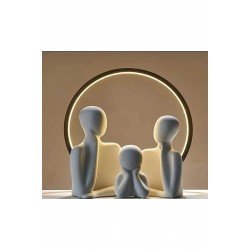 Pinterest Dekoratif Bir Çocuklu Aile Obje Biblo Heykel Beton