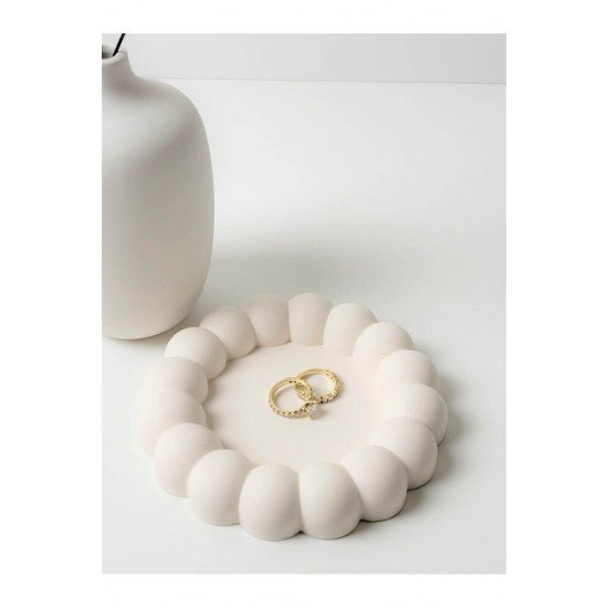 Bubble Dekoratif Tabak, Takı Tabağı, Bardak Atlığı