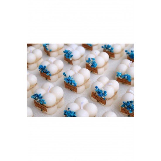 Nikah Şekeri Mini Bubble Mini Cam Fanus Söz Nişan Nikah Düğün Hediyelik - 25 Adet