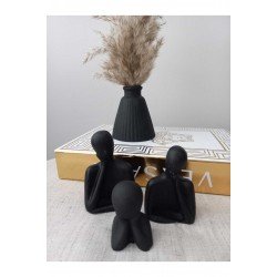 PİNTEREST AİLE 3LÜ BİBLO SİYAH