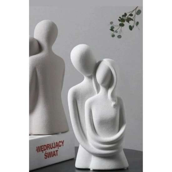 Sarılan Çift Biblosu, Aşıklar Büstü, Sarılan Sevgililer, Sarılan Çift Beyaz.