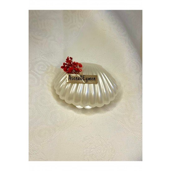 Pinterest İstiridye model 2 (35adet) mum , nişan hediyelik , pinterest model mum, hediyelik mum