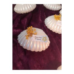 Özel Gün Hediyelik 20 li Söz Nişan Nikah Bebek Doğum Günü Mum İstiridye