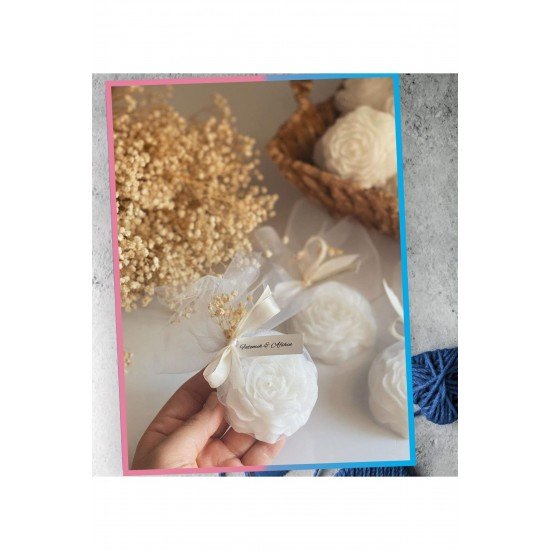 Soya Mumlu Şakayık Gül Hediyelik (10 adet)