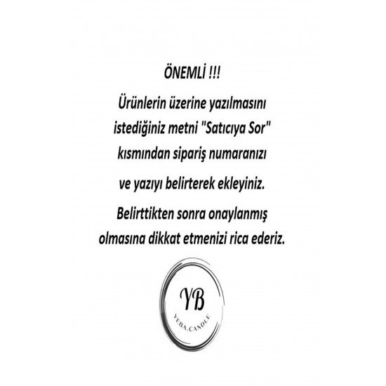 Söz, Nişan, Kına, Düğün, Mevlüt, Nikâh Şekeri Hediyelik Hatıra Kutulu İstiridye Mum 5 Adet