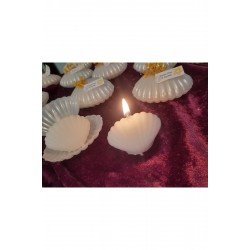 Özel Gün Hediyelik 20 li Söz Nişan Nikah Bebek Doğum Günü Mum İstiridye