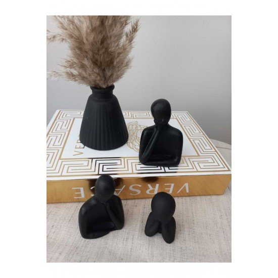 PİNTEREST AİLE 3LÜ BİBLO SİYAH