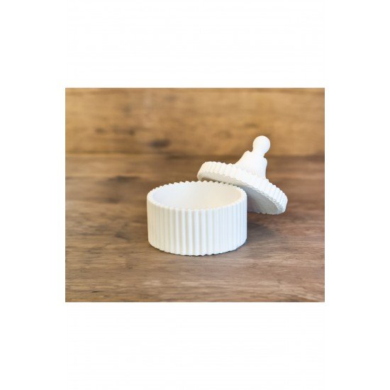 Homemade Dekoratif Beyaz Takı Kutusu