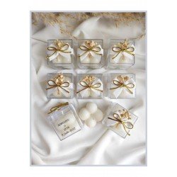 Pinterest Düğün Çiçekli Bubble Mum Kokulu 15 Adet