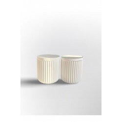 Beton El Yapımı Kulak Pamuğu Organizeri, Makyaj Pamuğu Organizeri Beton