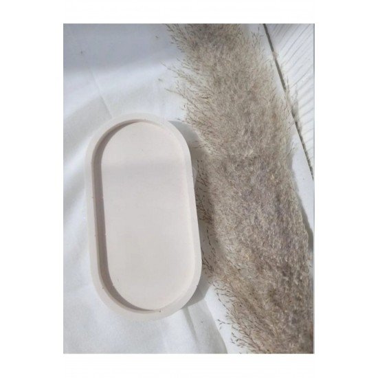Oval Tepsi Sunumluk Dekorasyon