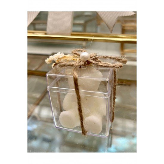 Ayıcık Mum Kına, Söz, Nişan, Nikah, Düğün, Bebek, Babyshower, Doğum Günü Hediyelik 15 adet Kutulu