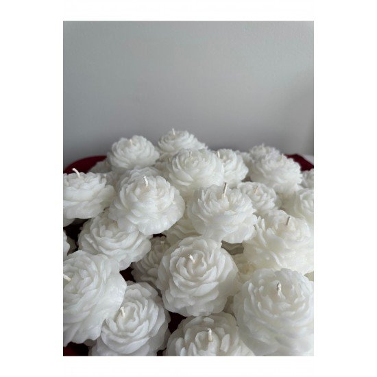 Pinterest 50 Adet Şakayık Mum Nişan,Düğün,Kına Hediyelik