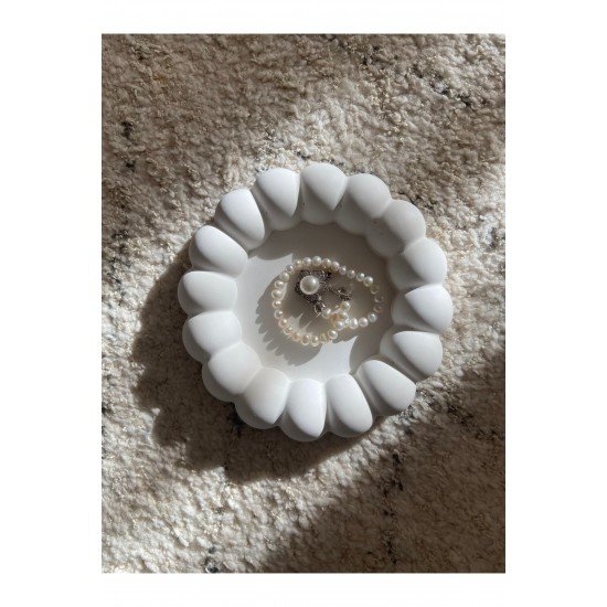 Pinterest Dekoratif Tabak& Kase Set - 2 Adet