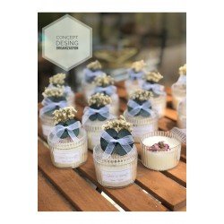 Pinterest Nişan Nikah Sünnet Hediyelik Dağıtmalık Mum 20 Adet