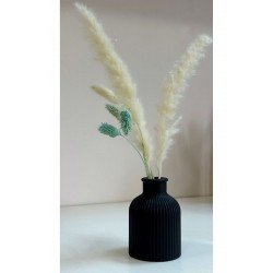 Pinterest Çizgili Dekoratif Siyah Vazo Aksesuar Vazo