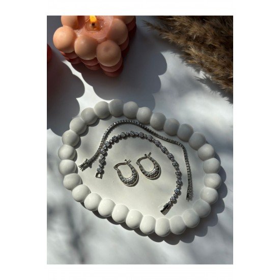 Pinterest Beton Bubble Beyaz Sunumluk Tabak