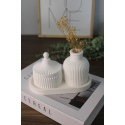 Bohem Pampas Vazo Ve Takı Kutusu