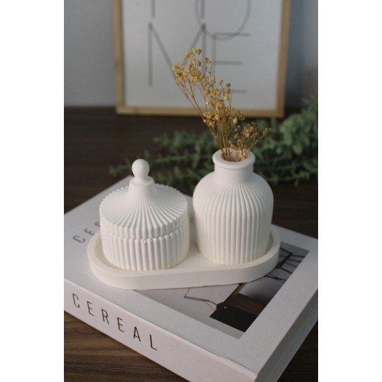 Bohem Pampas Vazo Ve Takı Kutusu