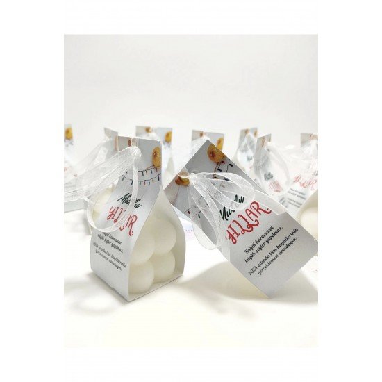 YILBAŞI HEDİYELİK MUM 10 ADET