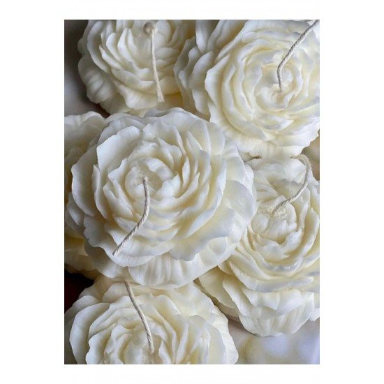 100 Adet Şakayık Kokulu Mum Nikah Düğün Organizasyon Hediyelik