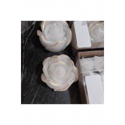 Pinterest Kutulu 10 adet çiçekli gül mum nişan nikah söz hediyelik