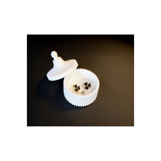 Homemade Dekoratif Beyaz Takı Kutusu