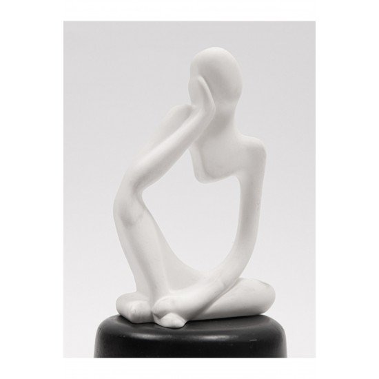 Soyut Düşünen Heykel 3'lü Beyaz* Dekoratif Obje *beton