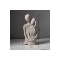 Sonsuz Aşk Sarılan Sevgililer Dekoratif Biblo