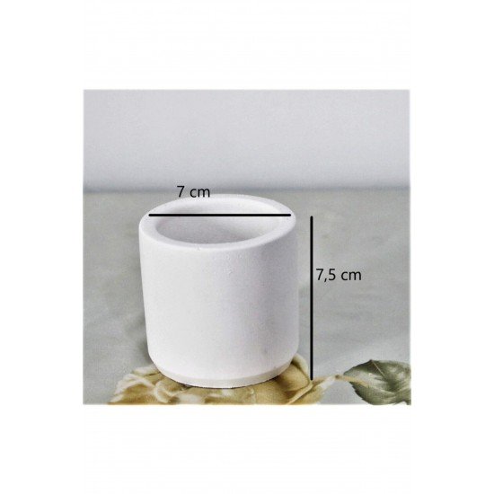 Pinterest Beton Saksı 3 Lü Set Sukulent Beton Kaktus Saksısı Saksi %100 El Yapımı Dekoratif Saksı