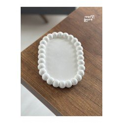 Pinterest Beton Bubble Beyaz Sunumluk Tabak