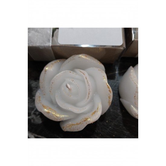 Pinterest Kutulu 10 adet çiçekli gül mum nişan nikah söz hediyelik