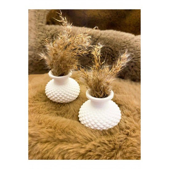 Pinterest 2 Adet 4 Cm Minik Vazo(ÇİÇEKSİZ)ev Salon Aksesuar Dekoratif