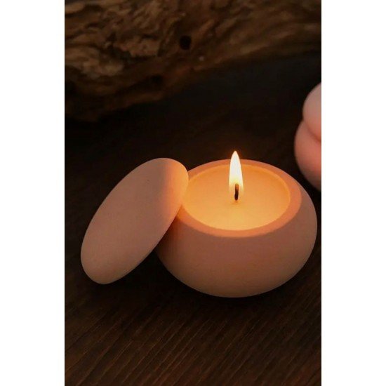 Kişiye Özel Etiketli Yuvarlak Mum – Parafin Mum 20 Adet | Söz Nişan Nikah Bebek Mevlüt Hediyelik